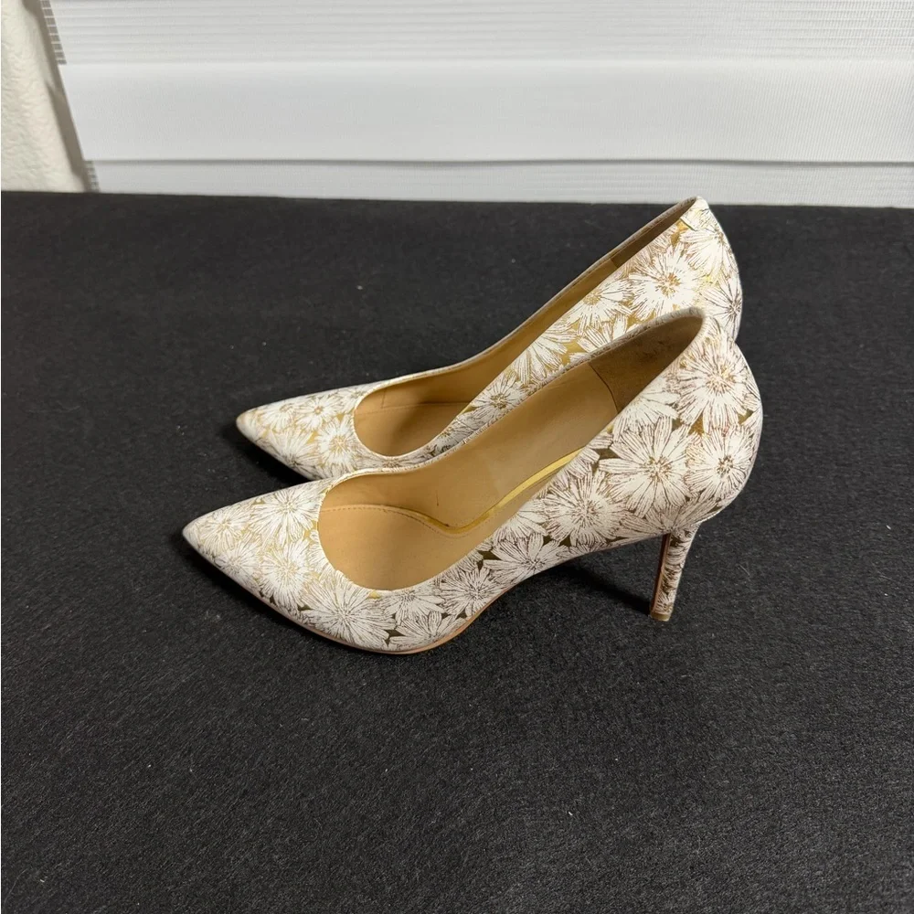 Michael Kors Floral Patterned Heels, Flex Dorothy Classic, EUC - Picture 1 of 5